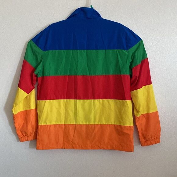 FOREVER 21 Men’s Multi Color Windbreaker Jacket Size M NWT - Picture 4 of 7